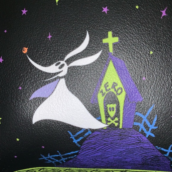 Loungefly Nightmare Before Christmas Jack & Sally Mini Backpack & Coin Purse - Picture 11 of 14